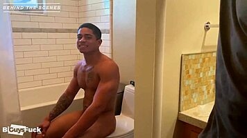 Hot Stripper Fucks Hot Virgin Muscle Butt With Big Ass Latina Threesome