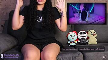 petite mexican reacts to erotic ghost on halloween