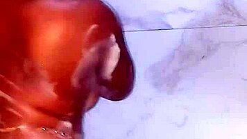 Stepmother Katy Katie's Hot Shower Shows Soft Jiggly Booty and Big Tits