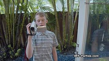 Besties busted stealing and sharing dick on black friday