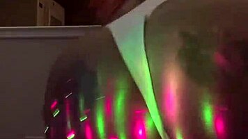 hot redhead babe toying dildo close-up!