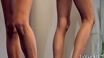 Petite 18+ naked girl masturbates with toys