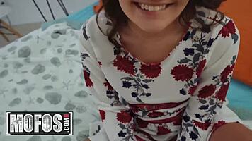 Hey, wanna see Adria Rae give Tony Rubino a public blowjob for VIP access?