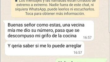 feeling relieved hiring a free latina teen plumber via web chat