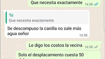 feeling relieved hiring a free latina teen plumber via web chat