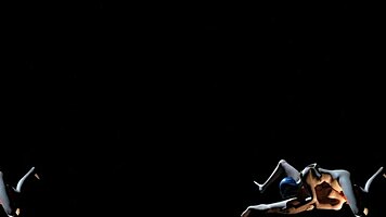 Blue-Haired Evelyn Parker And Redhead Leliana Dragon Age Engage In Intense Lesbian 69 Oral Sex In 3D Render