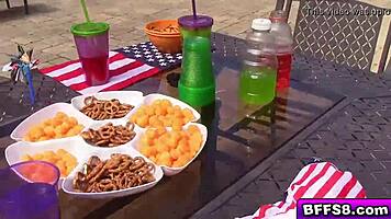 Watch Horny Teens Fuck Poolside!