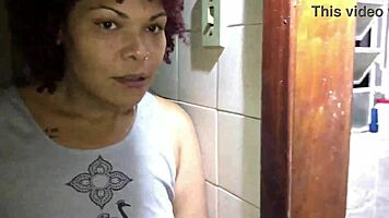 Face sprayed stepdaughter with taboo big cock