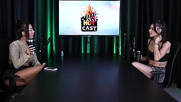 Debora Andrade In Sheer Red Lingerie