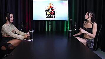 Ex-namorado teaches her anal pleasure in sheer red lingerie