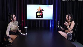 Ex-namorado teaches her anal pleasure in sheer red lingerie