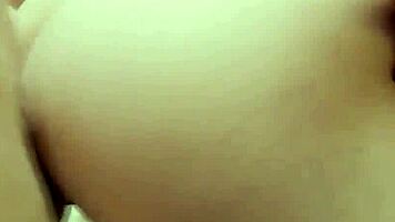 British cute teen 18+ seduces a guy during oily massage! 💦