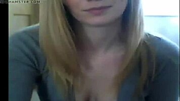 blonde camgirl bares everything for u guys
