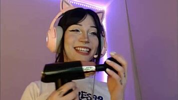 i-i-i mean, this skinny asian brunette with long hair and wet pussy is my neighbor girl, but she's so petite and cute with those close-up tits...