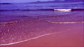 Naked young blonde teen 18+ on the beach, craving public exposure with her amateur ass.