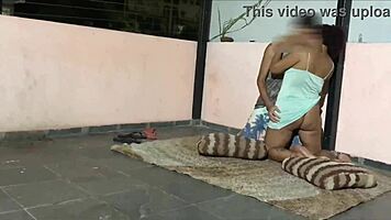 friend's son visits terrace quietly