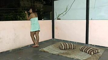 friend's son visits terrace quietly