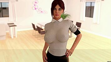 Anime teacher gameplay in Echoes of Lust Ep10