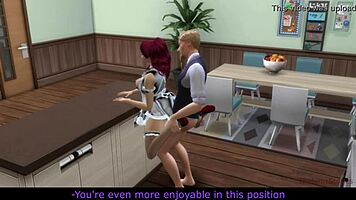 I banged the young maid next to resting wife