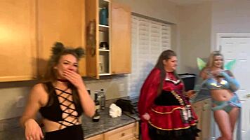 Halloween party in Vegas with blowjobs 😈