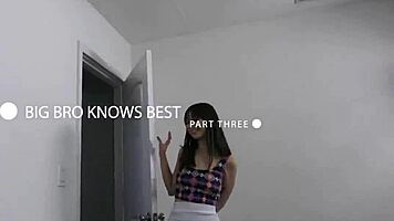 Lee companions and hairy old teen 18+ in family competition