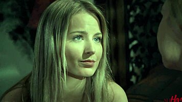 Teasing tribbing leads to spanking orgasm.