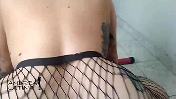 Watch this bitch pay rent with her big ass!