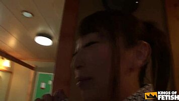 Shy Japanese Teen 18+ Strips in Dressing Room