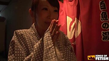 Shy Japanese Teen 18+ Strips in Dressing Room