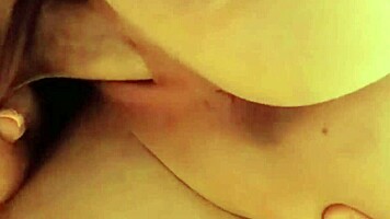 i'm moaning loud while fucking this teen 18+ with swollen pussy in the supermarket bathroom