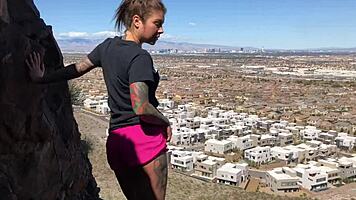 Watch Felicity Feline play with her pussy?