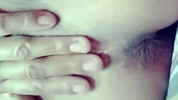 College girl fingering alone 😏