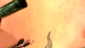 Petite white girl tit slapped hard and she says thank you