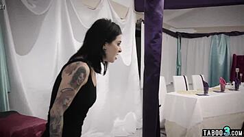 Brides Vindictive Stepsister Sabotages Wedding with Blowjob and Group Sex