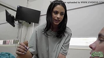 Duncan saint can't resist melody foxx's charms, starting with a big cock blowjob