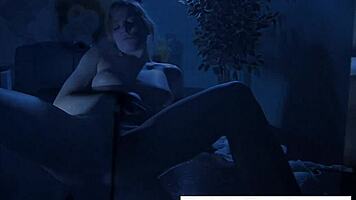 Dahlia Enjoys a Quiet Solo Session in the Dark