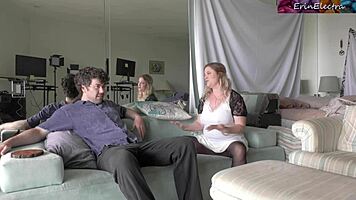 stepsister says, 'i'll help your virginity'