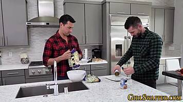 Stockings-Clad Teen 18+ Stepdaughter Sucks Monster Cock Hardcore