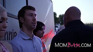 Stepmom and stepsis, you gotta help me slip outta this cop mess at the office!