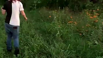 Watch this emo teen prostitute with big tits getting pounded by monster cock on the hill?