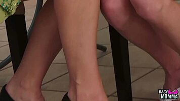 Busty Taboo Stepmom Gets Fingered by Teen 18+ Lesbian