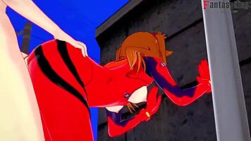 Asuka Fucking Mecha Suite Pov Neo Genesis Evangelion Short