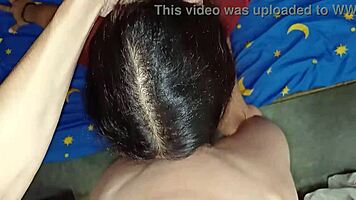 Teen stepsis enjoys her big ass and tits being fucked by stepdad in amateur sex video