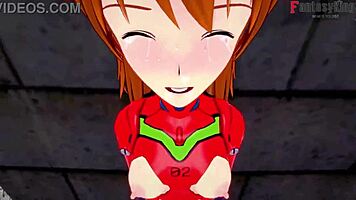 Asuka Fucking Mecha Suite Pov Neo Genesis Evangelion Short