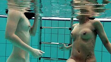 Yo, check Markova and Zlata as the hottest lesbians underwater! 🏊‍♀️