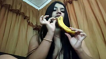 Swallowing this banana whole if I have to, no problem