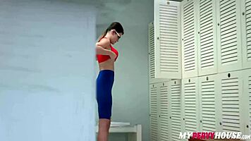 cheating stepsis michele james caught in missionary fingering