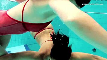 Yo, check Markova and Zlata as the hottest lesbians underwater! 🏊‍♀️