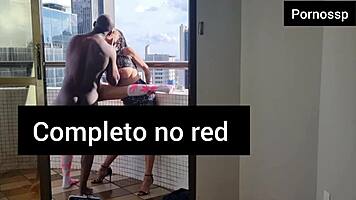 Black Guy Catches Two Latinas Lesbian Fun Then Pounds Both In Doggystyle