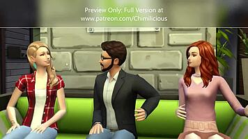 Teacher Interacts With Sadie And Rachel